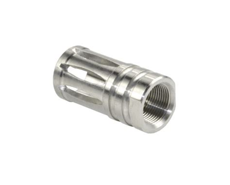 Stainless steel muzzle brake 5/8″x24 .308 – Presma Inc