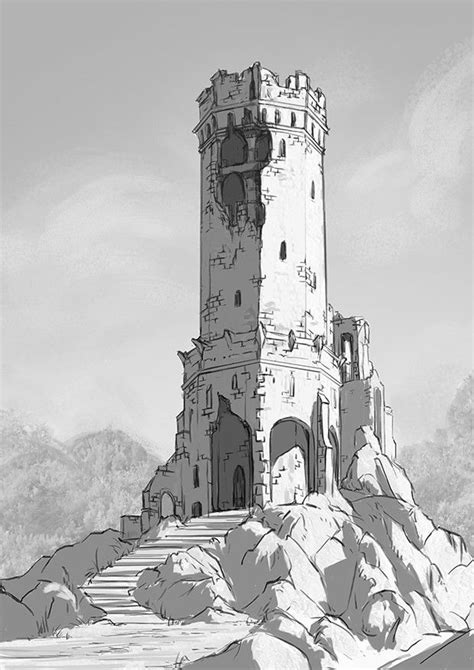 The 25+ best Castle drawing ideas on Pinterest | Castle sketch, Anton ...