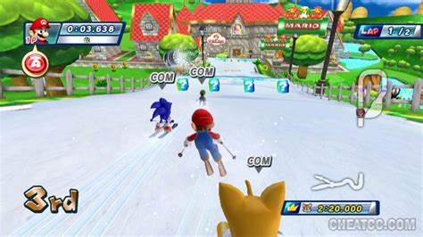 Mario & Sonic at the Olympic Winter Games Review for Nintendo Wii