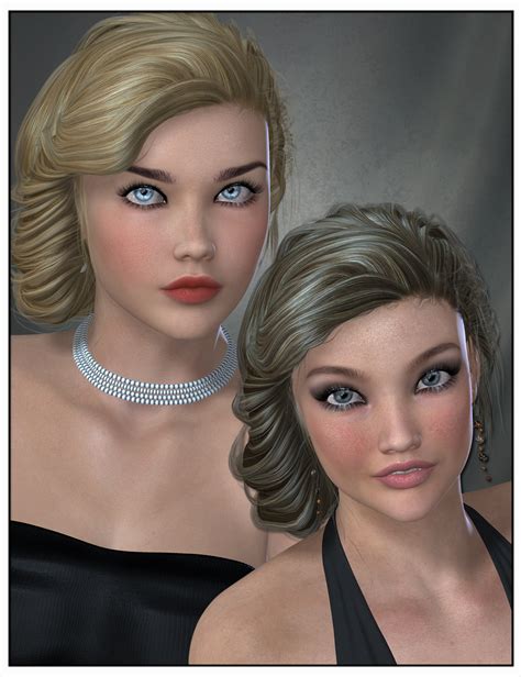 Baroness Hair for Genesis 2 Female(s) and Victoria 4 | Daz 3D