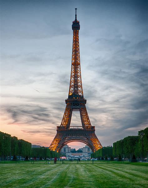 Eiffel Tower at Sunset Photograph by Jack Nevitt - Pixels