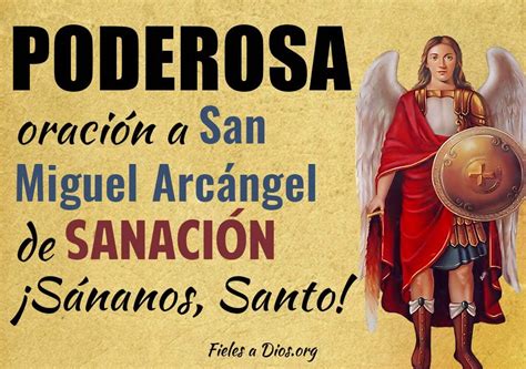 Oración a san miguel arcángel de sanación