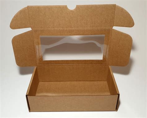 Cardboard Gift Boxes With Transparent Window and Lid 23 X - Etsy