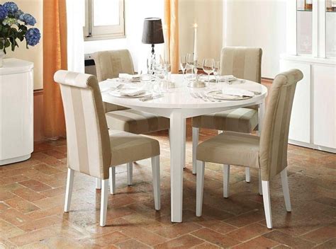 20 Ideas of Round White Extendable Dining Tables