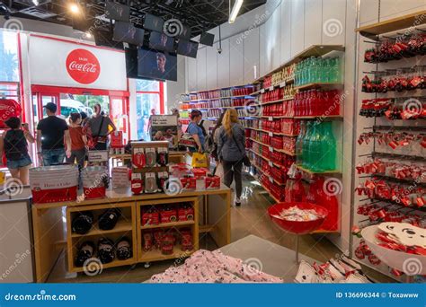 Coca Cola Brand Store at Las Vegas Strip Editorial Stock Image - Image ...