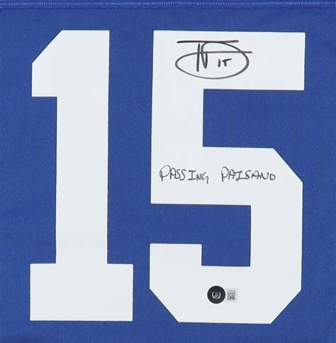 Tommy DeVito Signed Giants Nike Jersey Inscribed "Passing Paisano ...