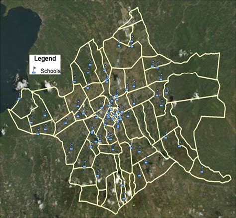 Location of the participating schools in Lipa City | Download Scientific Diagram