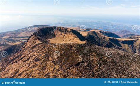 In The Top Of Hallasan Mountain Volcanic Crater At Jeju Island Royalty-Free Stock Photography ...