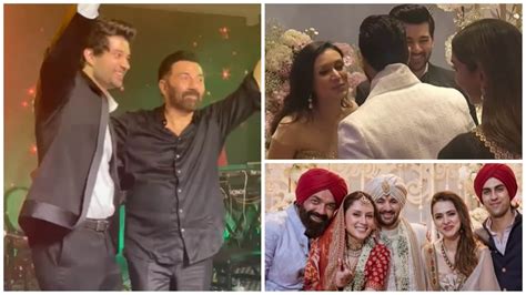 Inside pics from Karan Deol, Disha Acharya's wedding; Bobby Deol ...