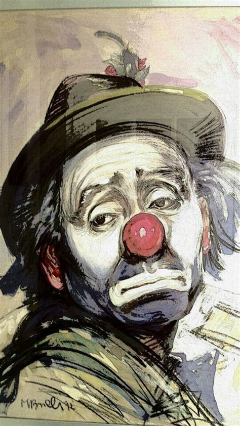 Clown - #clown | Clown paintings, Circus art, Drawings