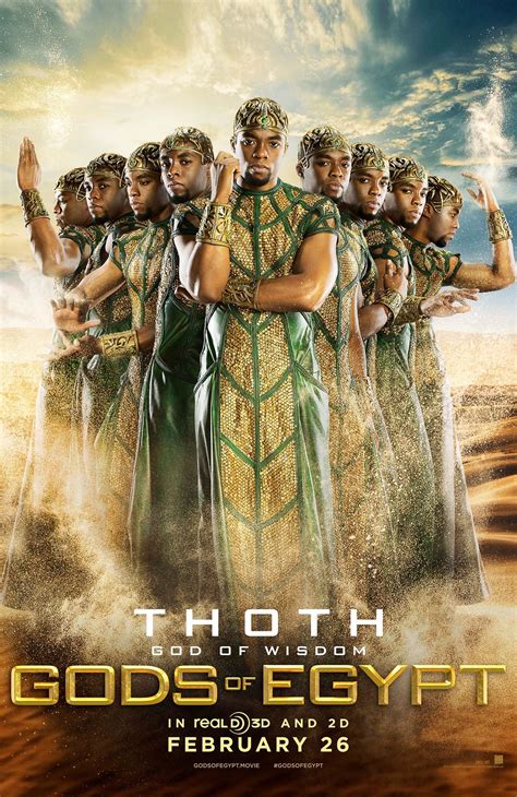 Chadwick Boseman is Thoth. #GodsOfEgypt Gerard Butler, Movies 2016, Hd Movies, Gods Of Egypt ...