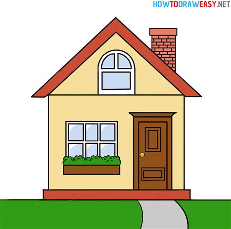 How To Draw A Cartoon House 183 Art Projects For Kids Cartoon House House Drawing For Kids ...