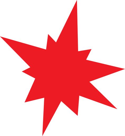 Red Star Clipart Clip Art at Clker.com - vector clip art online ...