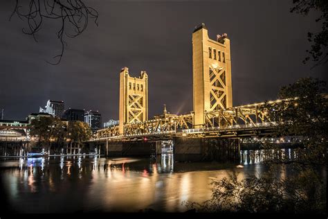 The Tower Bridge In Sacramento California Photograph by Israel Marino