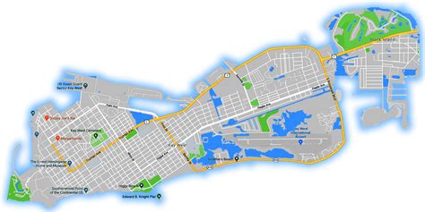 Key West Street Map