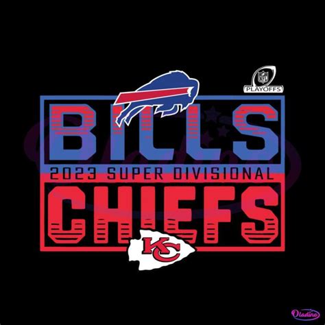 Kansas City Chiefs Vs Buffalo Bills 2023 Super Divisional SVG