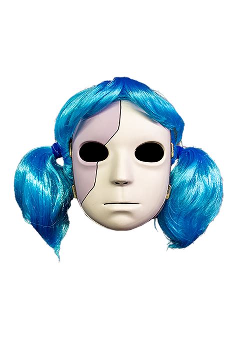 Adult Sally Face Wig and Mask Combo