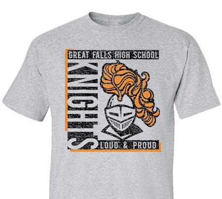 High School Impressions HS-163-w | School spirit shirts, Spirit wear shirts, School spirit wear