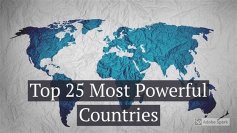 Top 25 Most Powerful Countries in the World! - YouTube