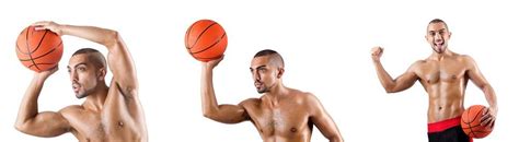 Basketball Isolated On White Background, Hoops, Sports Equipment ...