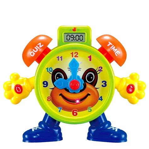 Electronic Learning Teach Time Clock Educational Toy For Kids | Baby learning toys, Educational ...