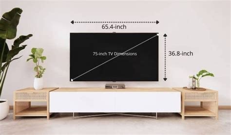 75-Inch TV Dimensions: Complete Guide with Drawings