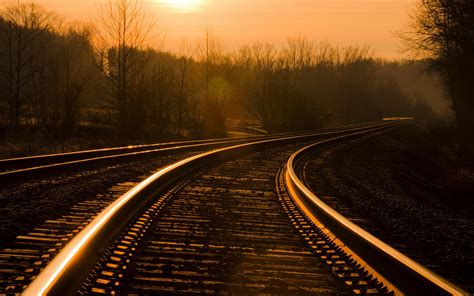 HD Train Tracks Wallpaper - WallpaperSafari