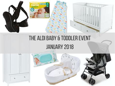 Aldi Baby & Toddler Event January 2018 - Our Picks!