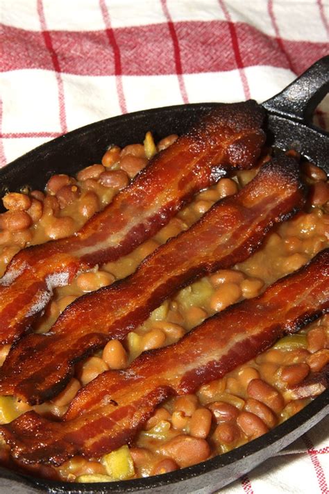 For the Love of Food: Baked Bean Casserole with Apples and Bacon