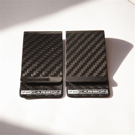 Carbon Fiber Money Clips | Gloss or Matte Finish | Lifetime Warranty | 72 CARBON