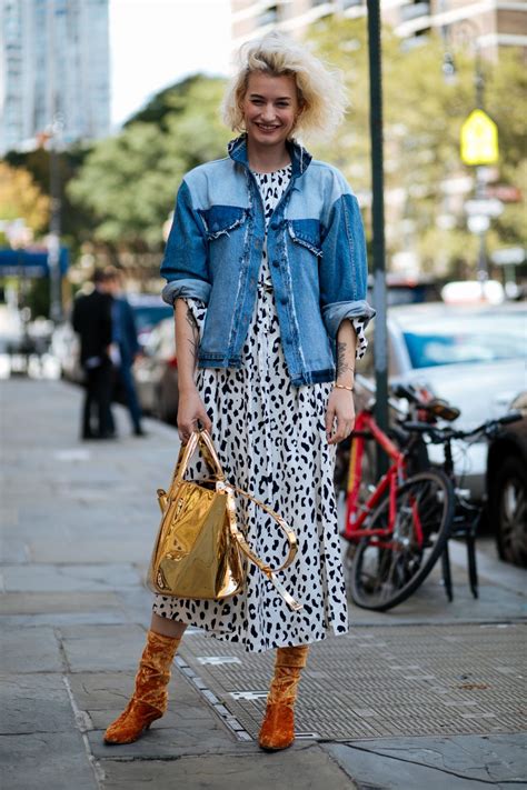 Denim Street Style From New York Fashion Week SS18 | The Jeans Blog