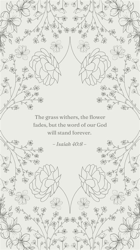 Isaiah 40:8 wallpaper in 2024 | Bible verse background, Scripture ...