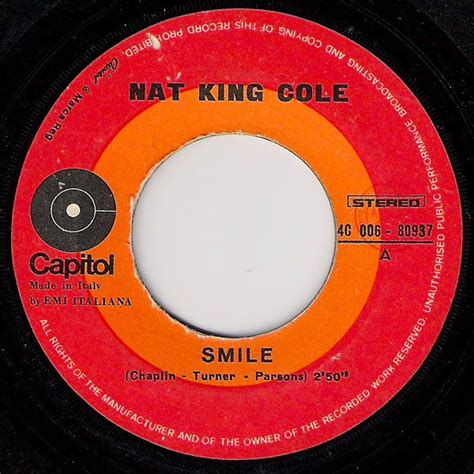 Nat King Cole - Smile (Vinyl) | Discogs