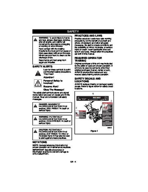 Ariens Sno Tek 24 26 920400 920401 Snow Blower Owner Manual