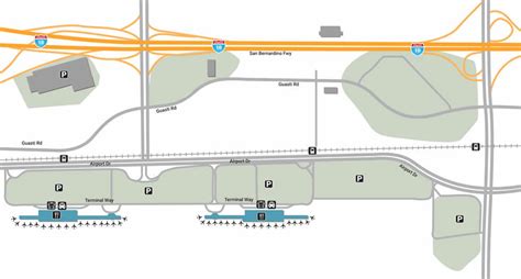 Ontario International Airport Map