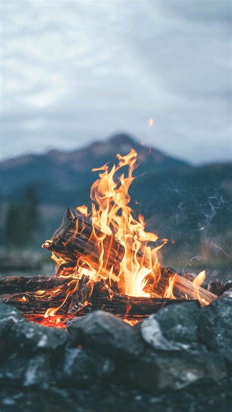 Wallpaper | Fire photography, Nature wallpaper, Camping aesthetic