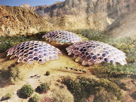 These beautiful desert biodomes will be 100% self-sustaining ...