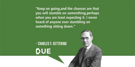 Keep On Going - Charles F. Kettering - Due