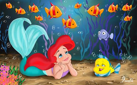 Little Mermaid HD Wallpaper - WallpaperSafari