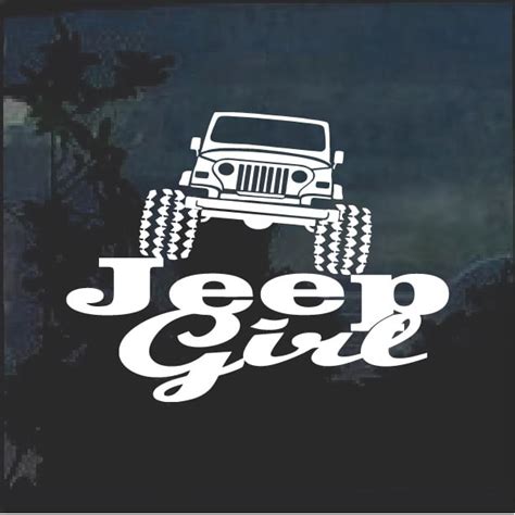 Jeep Girl – Jeep Wrangler Decals | Custom Made In the USA | Fast Shipping