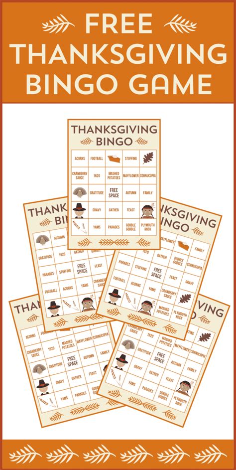 Free Printable Thanksgiving Bingo Cards | Catch My Party