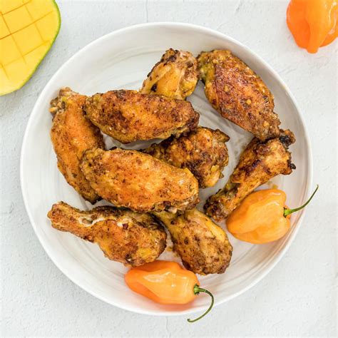 Crispy Baked Mango Habanero Wings (Better Than Wingstop!)