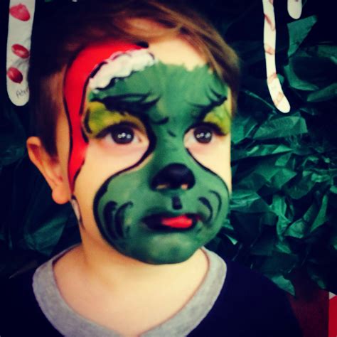 The grinch | Face painting, Carnival face paint, Painting