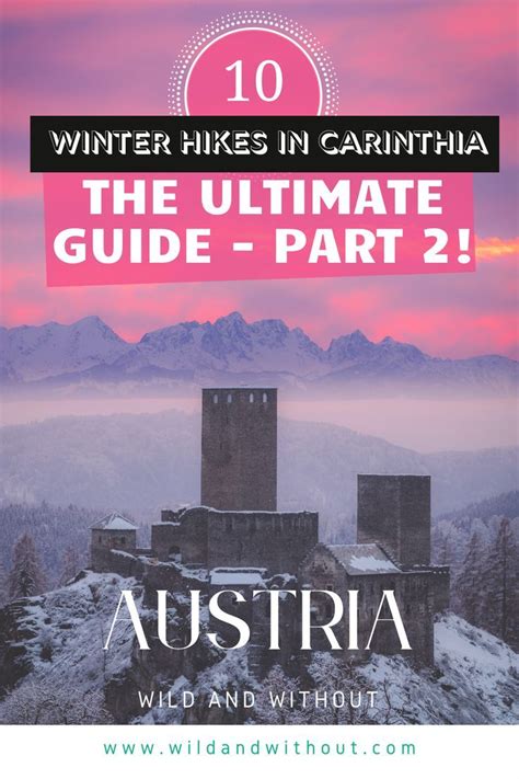 The most beautiful winter hiking trails in Carinthia: Part 2 — Wild & Without | Winter hiking ...