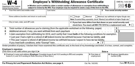 How to Fill Out Your W-4 Form | Investopedia