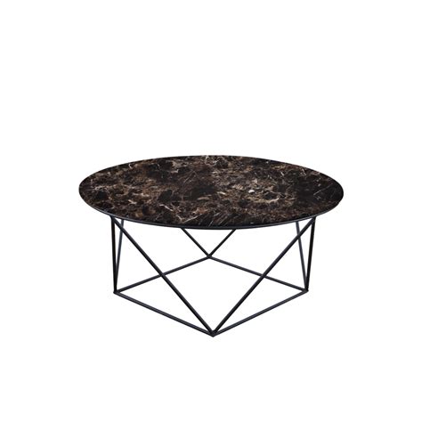 Marble Coffee Table - Round Geo