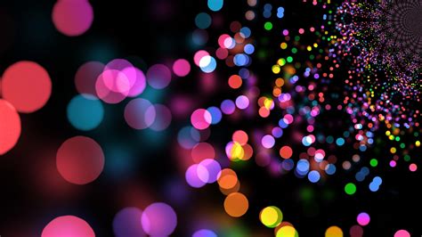 Colorful Round Light Bokeh Background 4K HD Abstract Wallpapers | HD ...