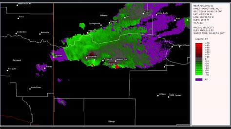 Doppler Radar - Watford City North Dakota Tornado - YouTube