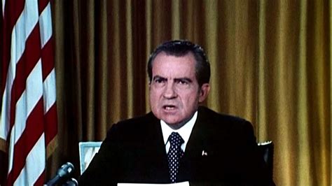 Richard Nixon's first Watergate speech - Text & video (1973) - Click ...