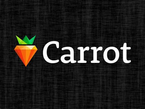 Carrot Logo | Logo design, Web design gallery, Logo design inspiration